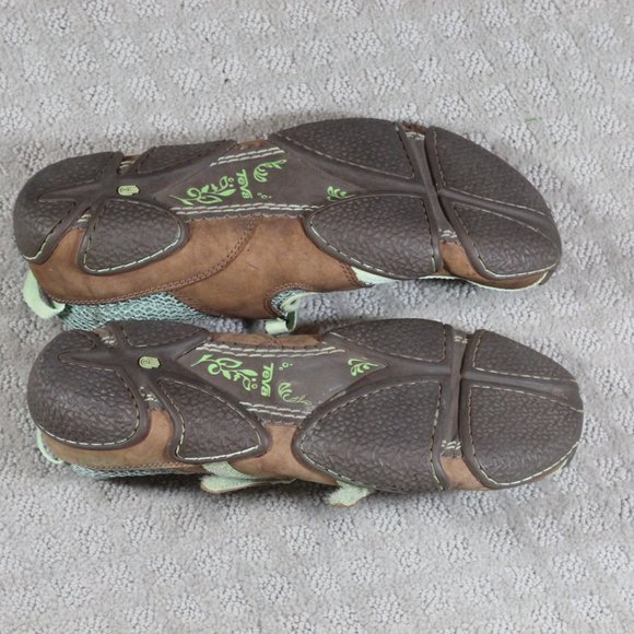 Teva Size 10 Tan & Green Hook & Loop Closure Shoes - Picture 5 of 6